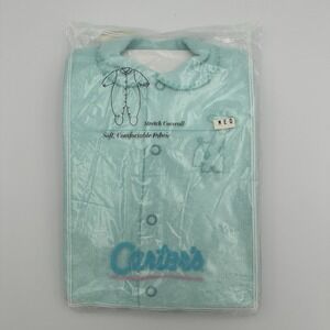 Vintage CARTER'S Baby Stretch Coverall Long Sleeve Snap Blue Giraffe Med. 3-6mos